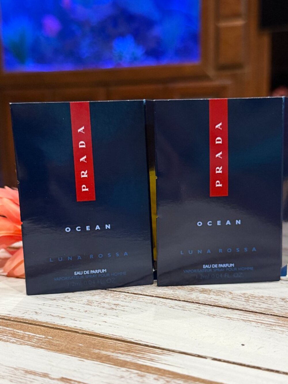 🎁5 For $25 Prada Ocean Luna Rossa Sample Spray Card 1.2 ml 2X